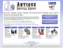 Tablet Screenshot of antiquebottledepot.com